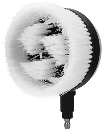 lvifloae 1 4 Inch Rotating Wash Brush 360 Degree Rotating Car Wash Brush Pressure Washer Brush Features 14 Inch Quick Connect Coupling Suitable for Vehicle Boat and Window Cleaning