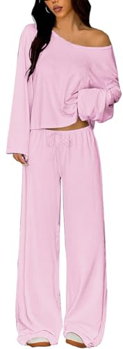 Tuta Intera Nera Donna Tuta Donna Estiva Completo Elegante Casual da Calcio Completa per Casa Set Allenatore Fuoriclasse Rosa M