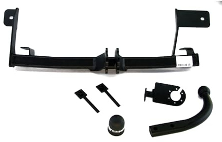 STEINHOF Anhängerkupplung starr für FIAT Panda 4x4 2 II 2004-2011 (4WD) (außer Cross-Version) (außer Climbing) mit universalem E-Satz 7-polig