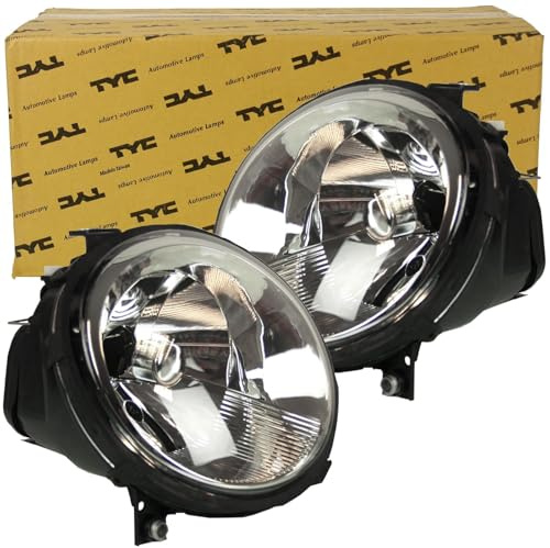 2x TYC Hauptscheinwerfer H4 Scheinwerfer links+rechts | 20-5672-08-2 + 20-5671-08-2 Kompatibel mit Lupo I (6X1, 6E1)