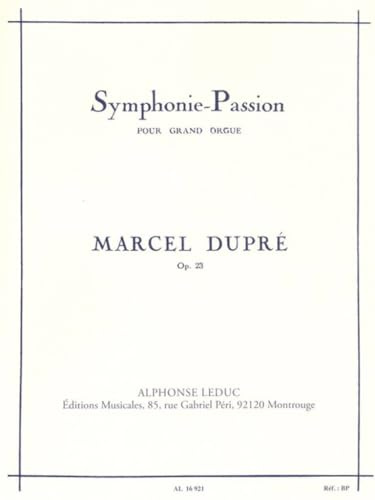SYMPHONIE PASSION OP23 ORGUE