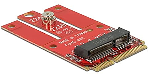 Delock 63909 Adapter Mini PCIe > m.2 Key E Slot