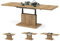 All4All Couchtisch Asti - Kaffeetisch - Wohnzimmertisch – Höhenverstellbar - mit Einlegeplatten - Ausziehbar - Sofatisch - 120x70cm - 05 - Gold Craft Eiche