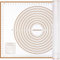 Large Silicone Pastry Mat Extra Thick Non Stick Baking Mat with Measurement Fondant Mat, Counter Mat, Dough Rolling Mat, Oven Liner, Pie Crust Mat (XXL-24''(W)32''(L), Gold)