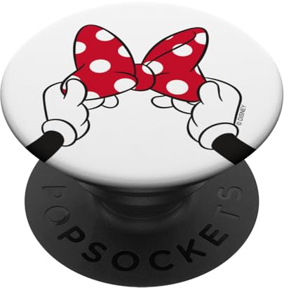 Disney Minnie Mouse's Polka Dot Bow PopSockets Klebender PopGrip