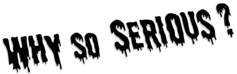 Decus why so serious Large XL 0361 (schwarz) // Sticker OEM JDM Style Aufkleber