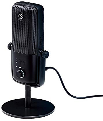 Elgato Wave:3 - USB Condenser Microphone and Digital Mixer for Streaming, Recording, Podcasting - Clipguard, Capacitive Mute, Plug & Play for PC/Mac (Renewed)