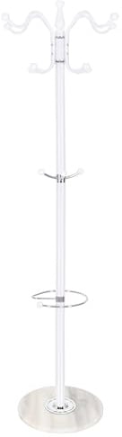 SPRINGOS Metall Kleiderständer mit Marmorfuß 174 cm