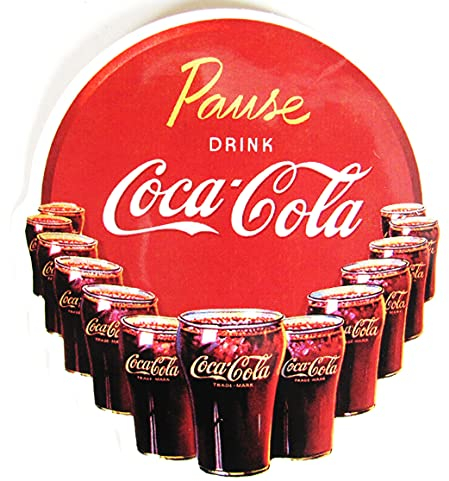 Coca C o l a - Aufkleber - Pause - 65 x 59 mm - Motiv 137