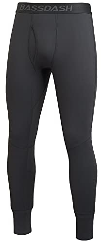 Bassdash Herren Thermohose Lange Unterhose Warm Unterwäsche Baselayer Mittelgewicht Legging Bottom Quick Dry FS20M