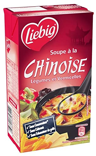 LIEBIG - Soupe À La Chinoise 7 Legumes Vermicelles 1L - Lot De 3