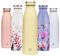 B2DO for GH Bouteille d'eau Isotherme 750ml Iris Jaune | Gourde métallique réutilisable en acier inoxydable à double paroi sous vide |Gourde INOX isotherme de sport | Bouteille isotherme sans BPA