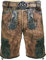 Edelnice Trachtenmode hochwertige Kurze Trachtenlederhose aus Ziegenleder Florian Gr. 56
