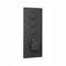 ENKI, Milan, TSV074, Thermostatic Concealed Shower Valve with Push Buttons, Triple Square Taps with Three Outlets, Modern Shower Valve, Black