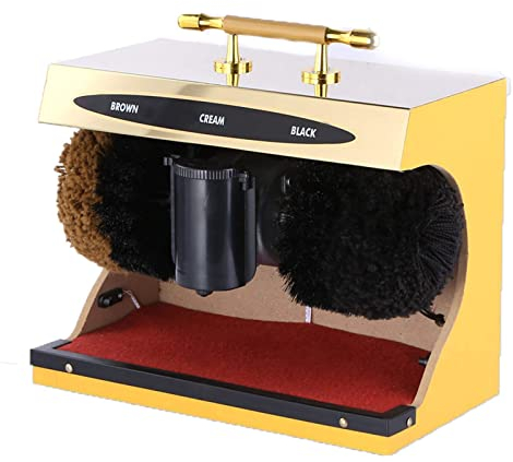 Cireuse à chaussures à induction automatique, machine pour les occasions publiques appliquée à la cireuse à chaussures électrique Hall de l'hôtel Home Shoe Shiner Brosse à chaussures électrique Machi