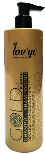 Lov'yc Gold-Shampoo, reines Keratin, 500 ml