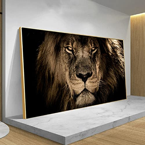 Instarry 5D Diamant Painting Bilder Groß Löwe Decoration 100x50 cm