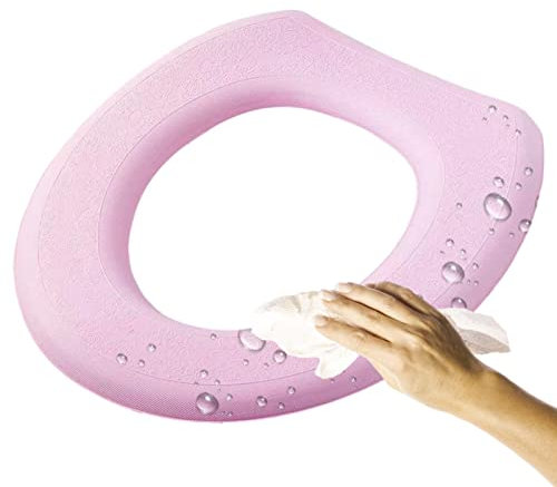 VENTDOUCE Thicker Toilet Seat Pad,Toilet Seat Cushion | Washable Toilet Seat, Easy Clean Padded Bathroom Attachment