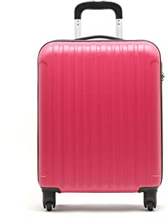 MISAKO Maleta Pequeña de Viaje Luisa Fucsia Unisex - Equipaje rígido de 55 X 38 X 20 cm de 4 Ruedas