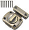 Lock for Door Latch Stainless Steel Lock Hasp Bolt for Cupboard Gate Outdoors Bedroom Front Door Applicable to Various Doors (Bronze)
