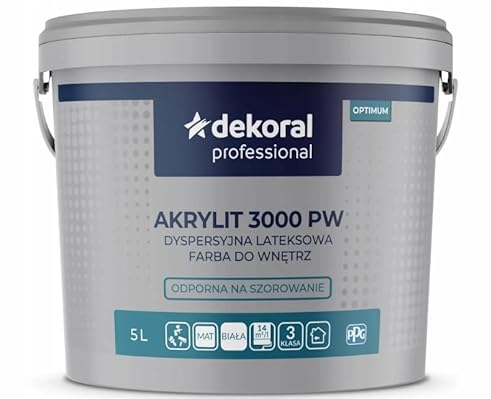 TIKKURILA Wandfarbe Deckenfarbe Latexfarbe Akrylit Matt 5L Weiß