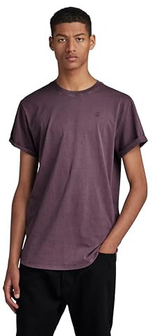 G-STAR Uomo Lash Overdeyed T-shirt, Viola (lt maze gd D16396-2653-G217), S