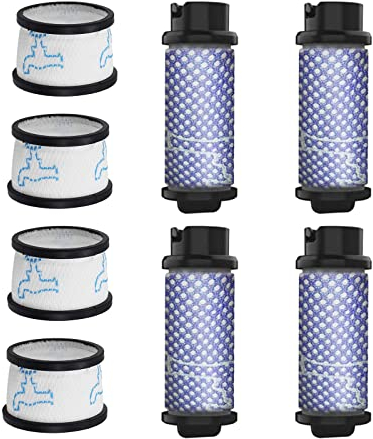 Filter für INSE Akku-Staubsauger N5 S6 S6P S600 Ersatzfilter Paket, inklusive Primärfilter + Sekundärfilter-4 Set