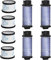 Filter für INSE Akku-Staubsauger N5 S6 S6P S600 Ersatzfilter Paket, inklusive Primärfilter + Sekundärfilter-4 Set