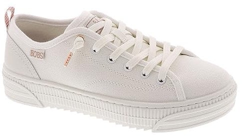 Skechers, Bobs Copa Mujer, Off White Canvas, 37.5 EU