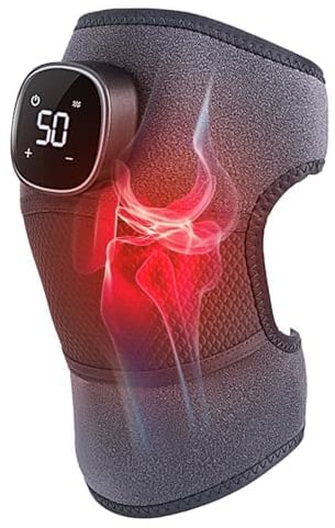 Masajeador de Rodilla Calentado con Calefacción, Avanzado de Rodilla, Vibración de Calentamiento Ajustable y Ciclo 3D, Rodillera con Calefacción completa para Masajeador de Rodilla, Hombro y Pierna