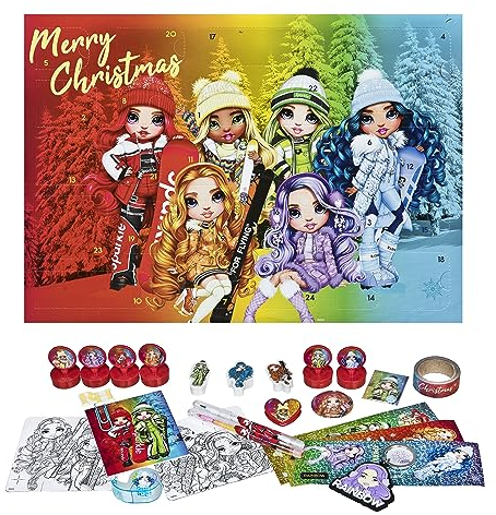 Undercover RHOF8025 - Rainbow High Adventskalender für Kinder, Mehrfarbig, ca. 45x32x3cm