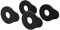 D'Addario Flex Lock Strap Blocks - Locks Straps In Place - Protect Your Instrument with No Modifications or Hardware - Easy to Attach - Set of 4 Blocks - Black