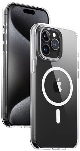 Clear Case for iPhone, Compatible with MagSafe Wireless Charging, Shockproof Military-Grade Protection, Anti-Scratch Transparent Case Non Yellowing Clear Phone Bumper Cover for iPhone 11 Pro