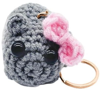 Knuffis Sad Hamster Schlüsselanhänger Meme Plüschtier Kuscheltier Trauriger Hamster Sad Hamster Schlüsselanhänger Plüsch
