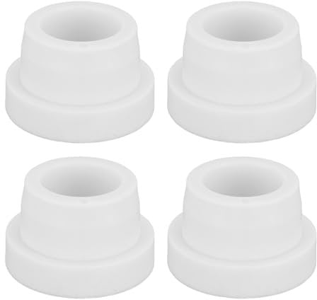 4Pcs Pool Ladder Bumpers, Pool Ladder Rubber End Plugs, Rubber Foot Cover Protect Swimming Pool Liner, Pool Ladder Plugs for Inground Pool 1.9 Inch Step Tubing