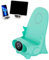 rujjftsy Phone Holder Charger, Mini Chair Wireless Portable Mini Chair Wireless Charger, Multifunctional Phone Holder, Wireless Charging Adapter, Adapts to Most Phones