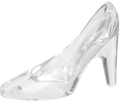 MUELODSIC Décoration Verre De Chaussure Cristal Élégante pour Bureau Et Maison Accessoire De Salon Unique pour Anniversaire Mariage