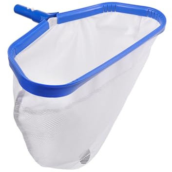 Azxcvbnm Pool-Laubkescher mit tiefer Netztasche zum Entfernen von Blättern, Schmutz, Boden, aufblasbarer Pool, Whirlpools