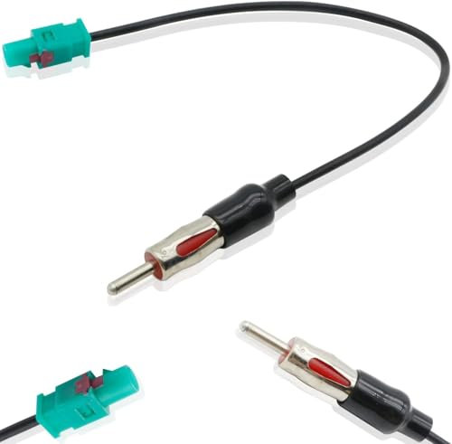 Adaptateur d'antenne autoradio Fakra universel vers DIN ISO pour BMW, Ford, Volkswagen et plus encore – Compatibilité radio améliorée et réception du signal