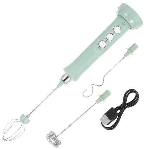 Alipis Batidora De Mano Eléctrica Espumador De Leche Portátil Para Postres y Café