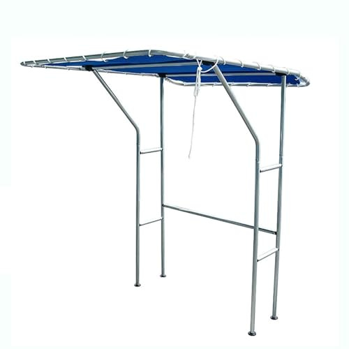 Toldo con marco de aluminio para consola central, barco de pesca duradero para mayor comodidad y protección en el agua