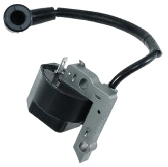 PartyKindom Rasenmäher Zündspule Hochspannungsmodul Ersatzteil für Motorstart Schwarz Langlebige Zündspule für Schnelle Motorzündung und Reibungslosen Betrieb Passend für Rasenmäher und