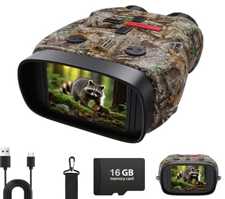 Night Vision Goggles for Kids Gifts with 32GB Card,Birthday Ideas Present 5X Zoom Kids Camera Night Vision Binoculars