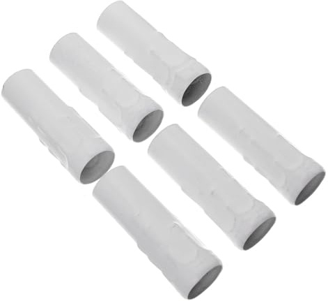 HAPINARY Manchons en Fer Blanc pour Remplacement de Lustres Anciens Lot de 6 Accessoires Décoratifs Tubes de Bougies pour Bougies de Lustre Européen