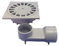 Hidrotecnoagua desagües de suelo - Sumidero vert-hz. t-88vh 360º 10x10 diámetro 40