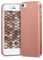kwmobile Case kompatibel mit Apple iPhone SE (1.Gen 2016) / iPhone 5 / iPhone 5S Hülle - Schutzhülle aus Silikon metallisch schimmernd - Handyhülle Metallic Rosegold