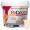 APARA Enduit décoratif, rénovation rapide, 2 en 1, lisse et décore sur plâtre, peintures, crépis, fibres, toile de verre 15 Kg Crème (RAL 9001)