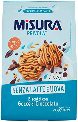 6x Misura Privolat Kekse mit schokolade tropfen 290g biscuits cookies brioche