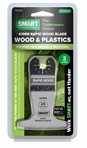 Smart H63Rw3 Sheets Fast Cutting Wood and Plastic, 3 Piece Set