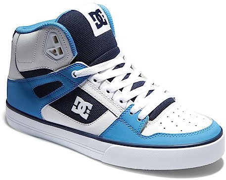 DC Shoes Pure SE - High-Top Shoes for Men - Hi Tops - Männer, Black/White/Blue, 43 EU